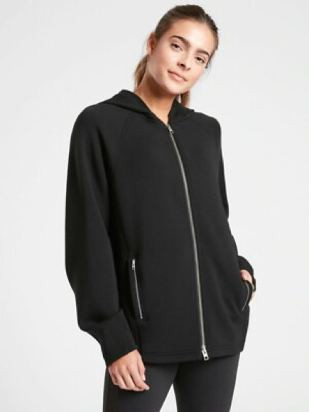 ATHLETA hooded prospect jacket sz small NWOT